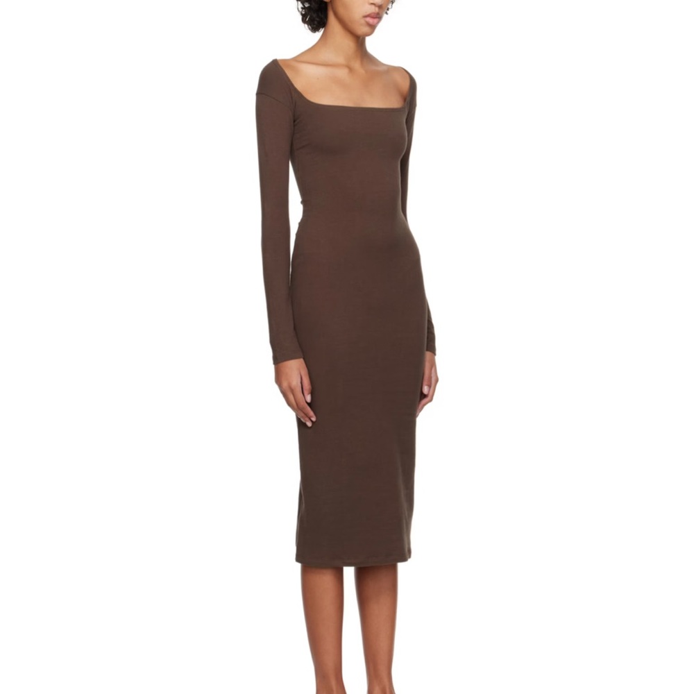 Gil Rodriguez El Tigre dress in brown